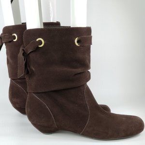 Naturalizer N5 Comfort Brown Suede Boot 8.5